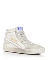 Golden Goose Women's Slide High Top Sneakers In White/ice