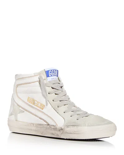 Golden Goose Women's Slide High Top Sneakers In White/ice