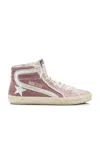 Golden Goose Slide High-top Suede Sneakers In Multi
