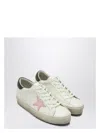 Golden Goose Sneaker Hi Star White/pink/dark Green