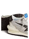 Golden Goose Marathon Running Sneakers In Laminated Leather In Multi