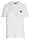 Golden Goose Iconic Star Logo Short Sleeve T-shirt In White