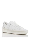 Golden Goose White Stardan Leather Sneakers With Star Motif In White
