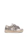 Golden Goose Deluxe Brand Stardan Glitter Lace-up Sneakers In Nude