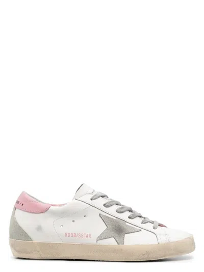 Golden Goose Women's Super-star Leather Sneakers In Pink