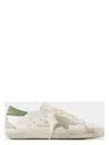 Golden Goose Super-star Leather Upper Suede Star In White