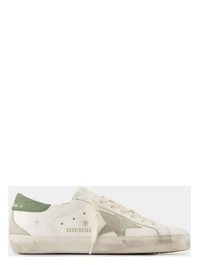 GOLDEN GOOSE WOMEN'S SUPER-STAR LEATHER UPPER SUEDE STAR SNEAKER