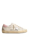 Golden Goose Women's Super-star Low Top Sneakers In White/silver