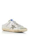 Golden Goose Super-star Sabot Mule Sneaker In White Ice