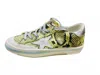 Golden Goose Women Super-star Penstar Classic With List Sneakers In Lim/blk In Green