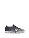 Golden Goose Deluxe Brand Women Super-star Classic With List Low-top Sneakers With Sequins In Multi