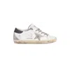 Golden Goose Women White Low Top Sneakers With Star Patch In Vintage Leather Woman In Multi