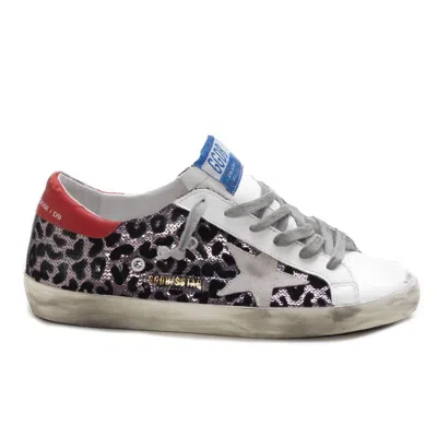 Golden Goose Women's Superstar Leopard Sequin Sneaker In Rose In Multi