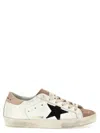 Golden Goose Deluxe Brand Women Multicolor Leather And Suede Super Star Sneakers In White