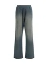 Golden Goose Deluxe Brand Slate Cotton Niccolò Joggers In Blue