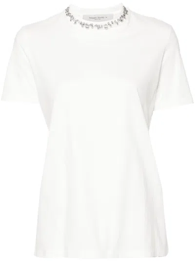 Golden Goose Women's T-shirts And Polos In White