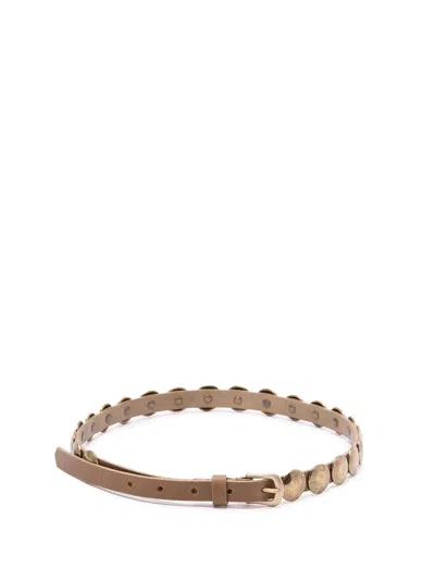 GOLDEN GOOSE GOLDEN GOOSE WOMEN `TRINIDAD` THIN BELT WITH STUDS