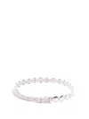 Golden Goose Adjustable Leather Belt With Silver-tone Accents In Multicolor