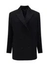Golden Goose Laureen Boyfriend Tuxedo Jacket In Black