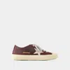 Golden Goose Superstar Leather Glitter Low-top Sneakers In Red