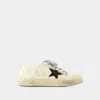 Golden Goose V-star Leather Sneakers In White