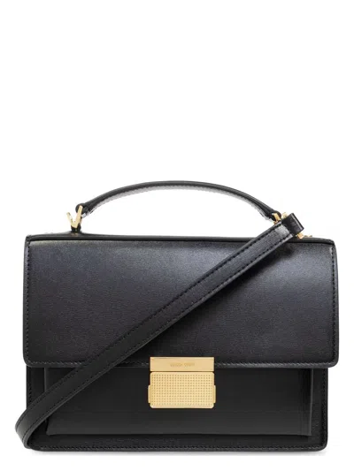 GOLDEN GOOSE WOMEN'S VENEZIA BAG PALMELLATO LEATHER BODY GOLD METAL DETAILS