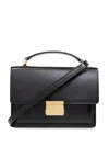Golden Goose Venezia Bag Palmellato Leather Body Gold Metal Details Bags In Black