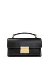 Golden Goose Calf Leather Venezia Tote Bag In Black