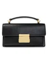 Golden Goose 'venezia' Black Hangbag With Adjustable And Removable Shoulder Strap And Clasp Closure In Black