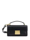 Golden Goose 'venezia' Black Hangbag With Adjustable And Removable Shoulder Strap And Clasp Closure In Black