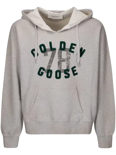 Golden Goose Women Vintage Print Sweatshirt In Gray