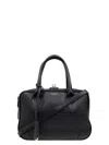 Golden Goose Life Black Sheepskin Bag And Gold Details