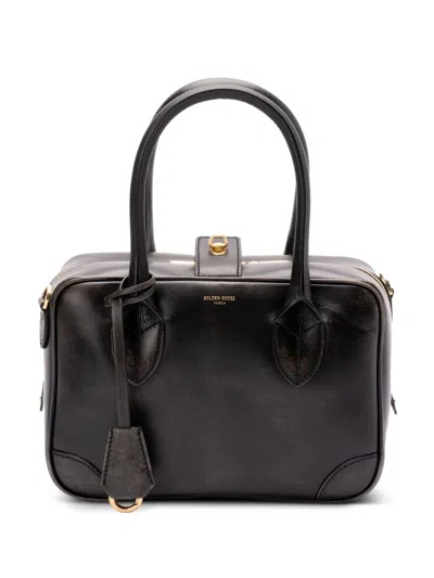Golden Goose Women Vita Bag Distressed Bull Leather Body In Black