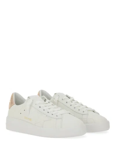 Golden Goose Hi Star Low-top Leather Sneakers In White