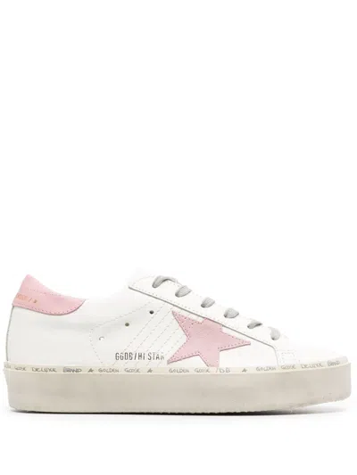 Golden Goose Women's Hi Star Low Top Sneakers In White