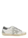 Golden Goose Women White Low Top Sneakers With Star Patch In Vintage Leather Woman In White