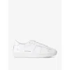 Golden Goose 20mm Matchstar Shiny Leather Sneakers In White