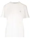 Golden Goose Star White Cotton Crew-neck T-shirt In Multi
