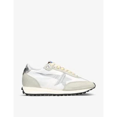 Golden Goose Grey Running Marathon M77 Sneakers