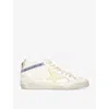 Golden Goose Mid Star Sneakers In White/comb