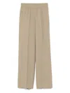 Golden Goose Wide-leg Trousers In Brown