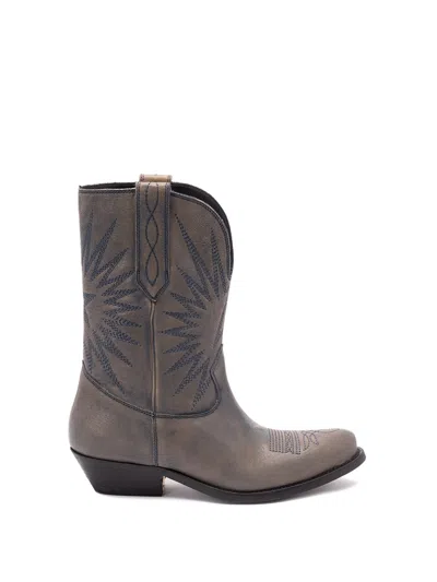 Golden Goose Women `wish Star` Boots In Multi