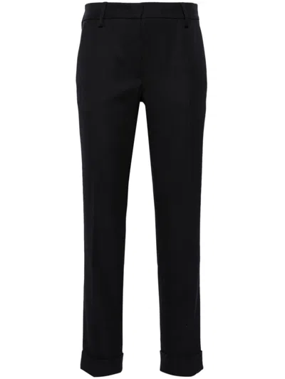 Golden Goose Women Wool Trousers In Blue