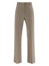 Golden Goose Lightweight Tailored Wool Trousers In Brown