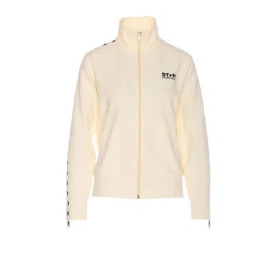 Golden Goose Women Zipped Denise Track Jacket In White