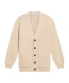 Golden Goose Womens Beige Cardigan With 'golden' Lettering On The Back In Neutral