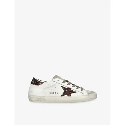 Golden Goose Deluxe Brand Women Super Star Leather Sneakers In Neutral