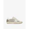 Golden Goose Womens  Super Star 55636 Leather Low-top Trainers In Brown/oth