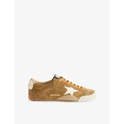 Golden Goose Womens Brown/oth True-star Suede Trainers Eur 36 / 3 Uk