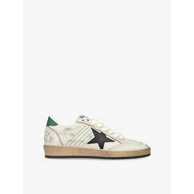 Golden Goose Womens  Ball Star 10788 Leather Low-top Trainers In White/comb